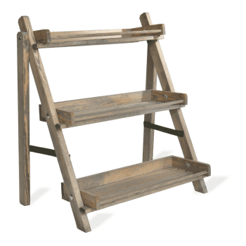Image showing the Aldsworth Plant stand, 73 x 67.5 x 48.5cm, Grey Water Satin product.