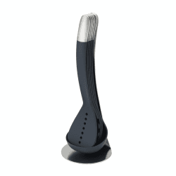 Image showing the Nest 5 piece utensil set with holder, Black product.