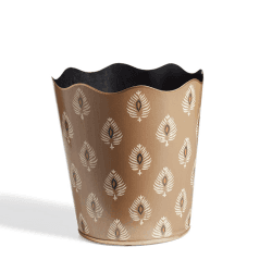 Image showing the Talasa Wasepaper Bin, H26cm, Ocellus Rubbed Bronze product.