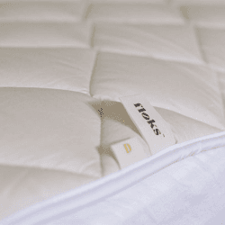Image showing the Luxury Deep Fill Organic Wool Mattress Topper, Super King, Ecru product.