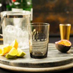 Image showing the Lens Set of 4 Tumblers, 260ml, Smoky product.