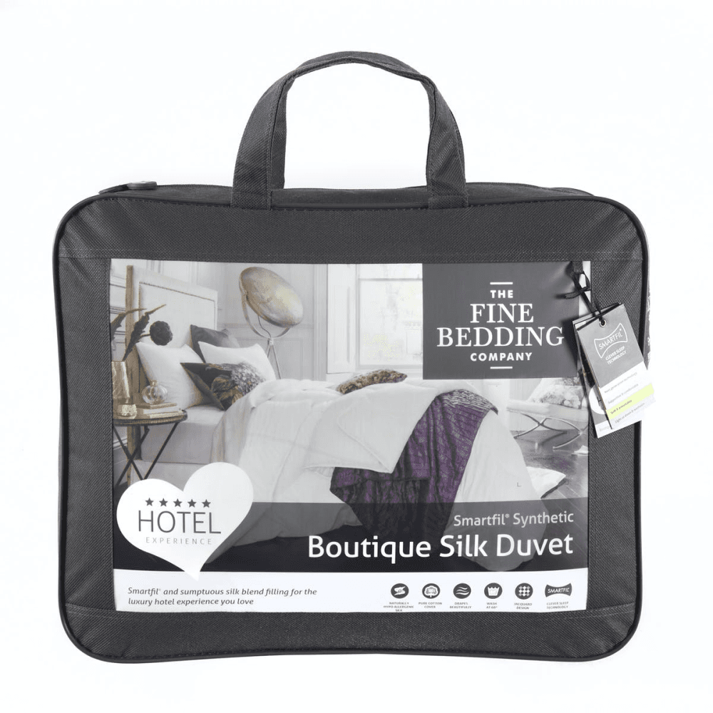 Boutique Silk Superking Duvet, 13.5tog, White