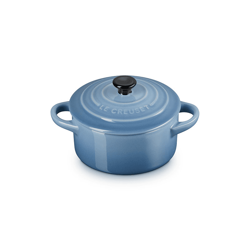 Stoneware Petite Round Casserole, 10cm, Chambray