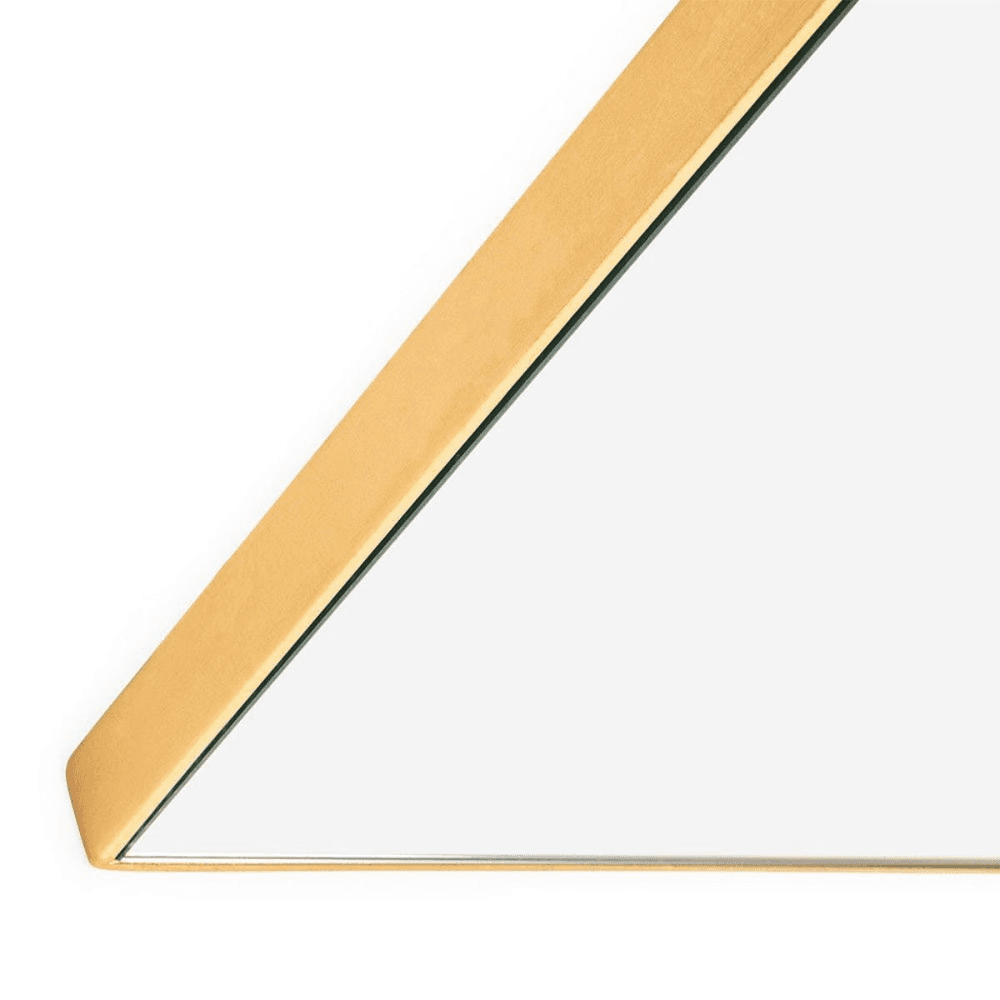 Fine Rectanular Rectangular Mirror, 100cm, Gold