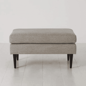 Image showing the Model 01 Linen Ottoman, Pumice product.