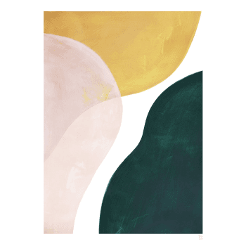 Image showing the Transparent Rose - Berit Mogensen Lopez Art print, H40 x D30cm, Multi product.