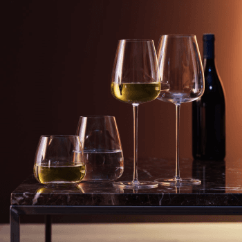 Image showing the Wine Culture Pair of white wine glasses, 490ml, clear product.