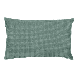 Image showing the Maia Cushion, 30 x 50cm, Green/Grey product.