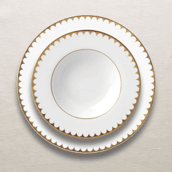 Image showing the Aegean Filet Soup Plate, D22cm, Gold product.