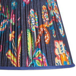 Image showing the Straight empire Shade, 30cm, blue Paisley by Matthew Williamson product.