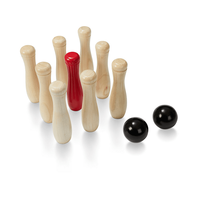 Wooden Skittles Game
