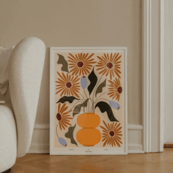 Image showing the Frankie Penwill Flourish Print, 30 x 40cm product.