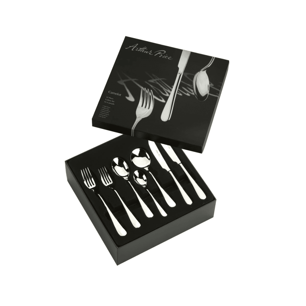 Camelot 42 piece cutlery set, 6 person, Stainless Steel