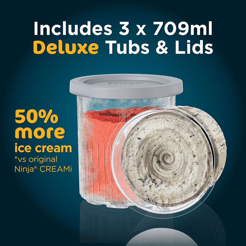 Creami Deluxe 10-in-1 Ice Cream and Frozen Drink Maker, 709ml, Silver