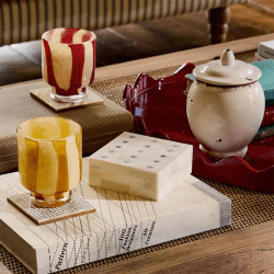 Image showing the Astley Set of 2 Candle Holders, H12cm, Multi product.