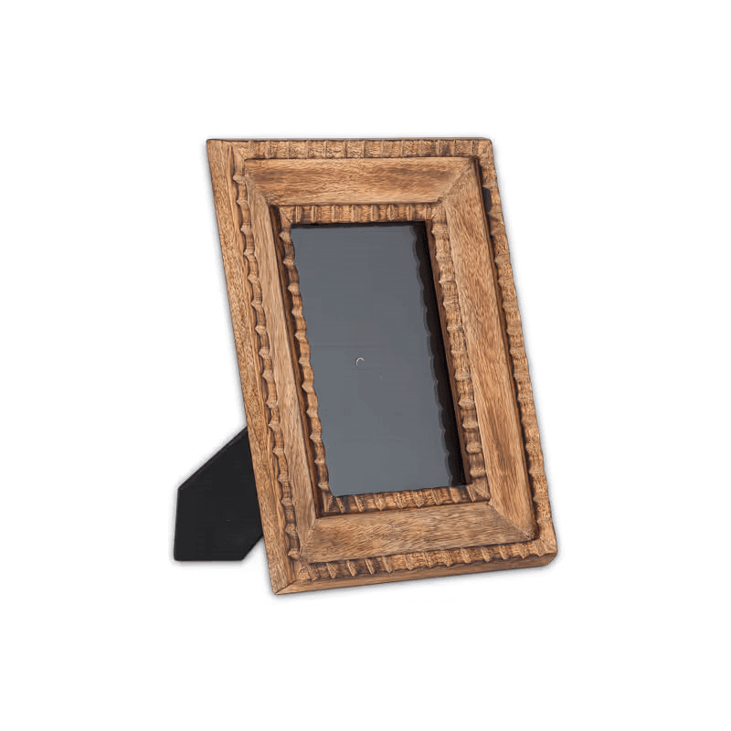 Hansika Mango Wood Frame, 5 x 7", Natural