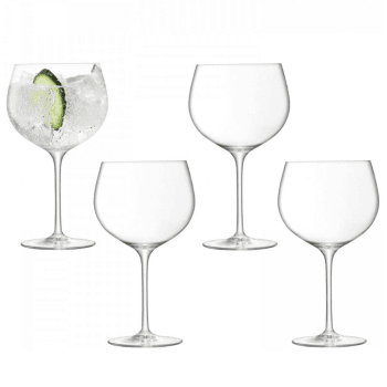 Image showing the Gin Set of 4 balloon glasses, 680ml, clear product.