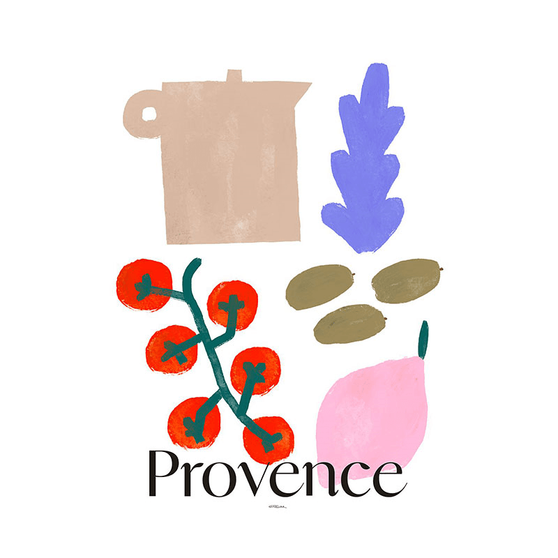 Matias Larrain Provence Print, 30 x 40cm