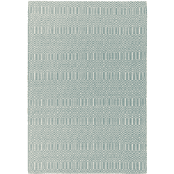 Image showing the Sloan ethnic flatweave runner, 200 x 300cm, Duck Egg product.