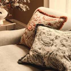 Image showing the Wilde Cushion Cover, 51 x 51cm, Sage / Terrcota product.