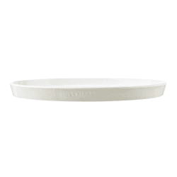Image showing the Artisan Street Large oval platter, H3 x W36.5 x D25.5cm, Cream product.