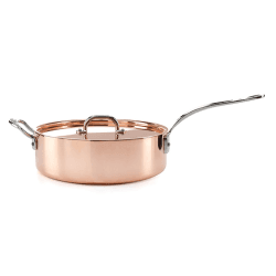 Image showing the Induction Sautepan with Lid, 26cm, Copper product.