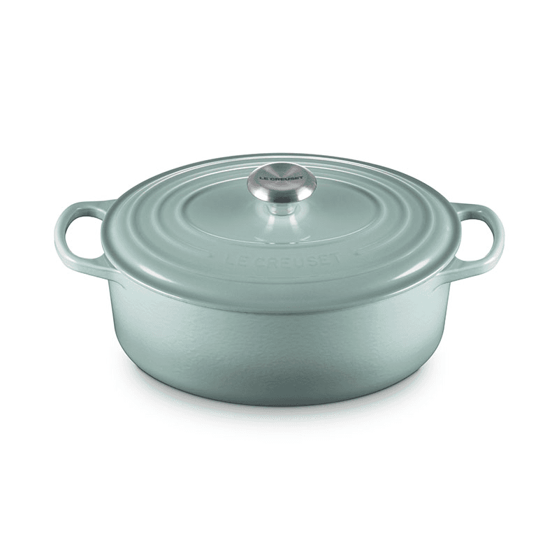 Cast Iron Oval Casserole, 29cm, Sea Salt