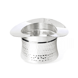 Image showing the Top Hat Nibbles bowl, 7 x 11.5cm, Silver Plate product.