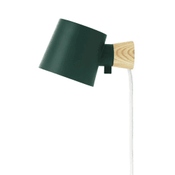 Image showing the Rise Wall Light L17 x D10 x H9.7cm Petrol Green, Petrol Green product.