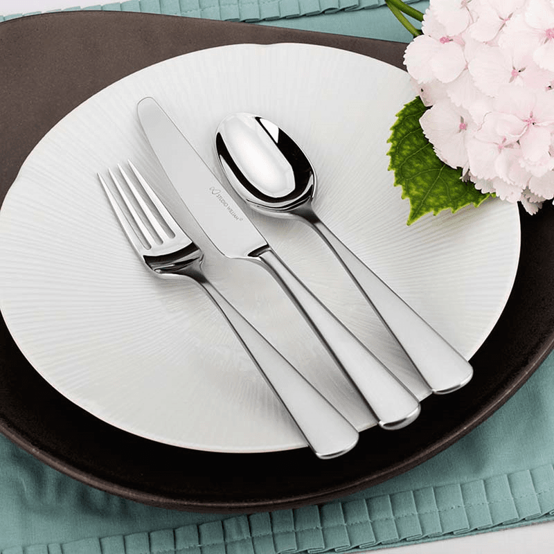 Mahogany Satin 16 Piece Cutlery Set