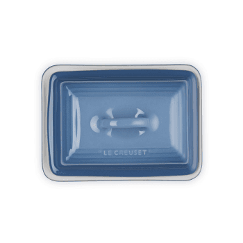 Image showing the Stoneware Butter Dish, 17cm, Chambray product.
