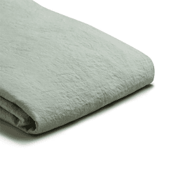Image showing the Sage Green Linen Duvet Cover, Double product.