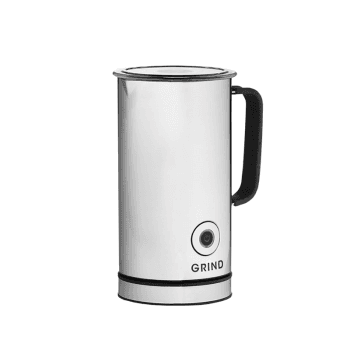 Image showing the Grind Milk Frother, 20cm x 11cm, Stainless Steel product.