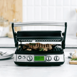 Image showing the Non-Stick 3-in-1 Contact Grill & Indoor BBQ, Black product.