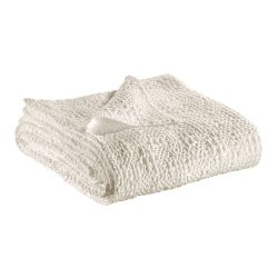 Image showing the Tana Bed cover, 240 x 260cm, Chalk product.