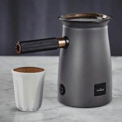 Image showing the Velvetiser + Everything Hot Chocolat Selection Gift Set, Charcoal product.