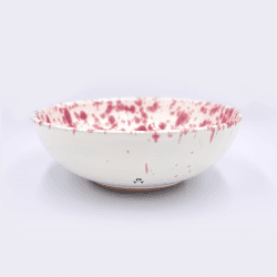 Image showing the Splatter Pasta Bowl, D20cm, Cranberry product.