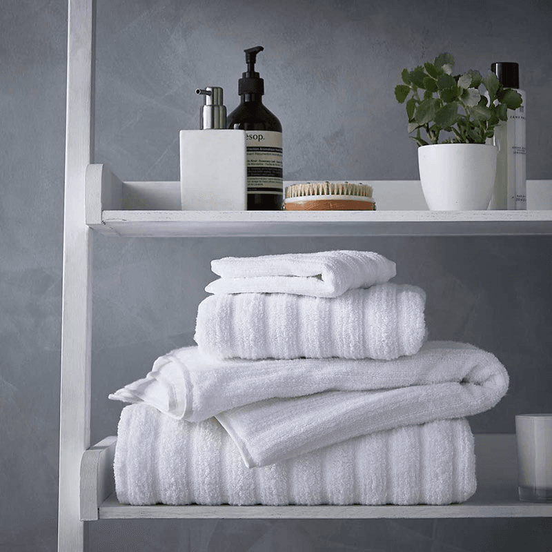 Hydrocotton Super jumbo bath sheet, 115 x 180cm, White