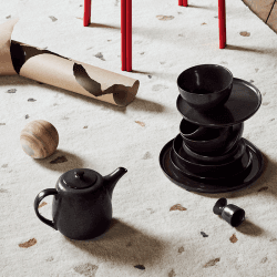 Image showing the Nordic Coal Small Mug, 450ml, Black product.