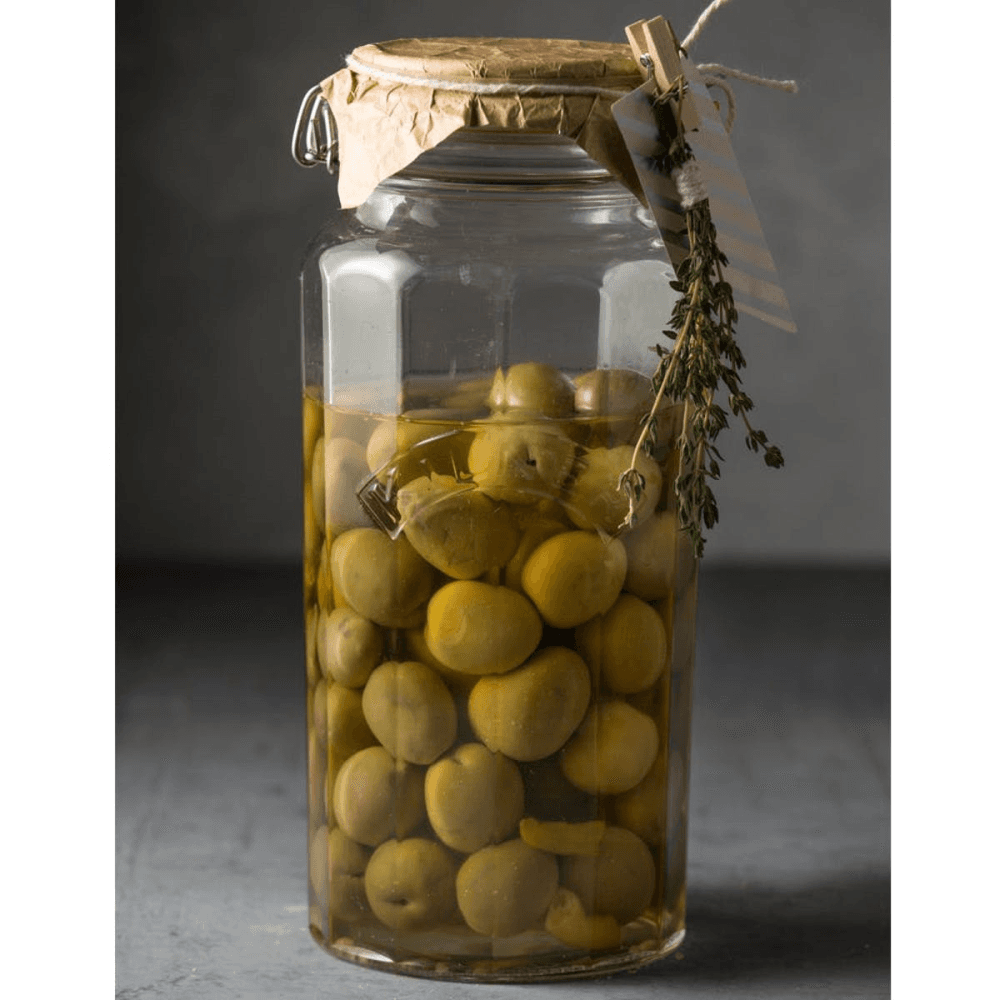 Faceted Clip-Top Jar, 1.8L