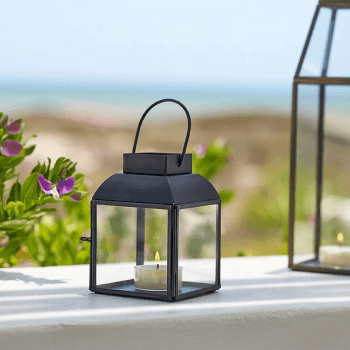 Image showing the Westport Lantern, H11cm, Grey product.