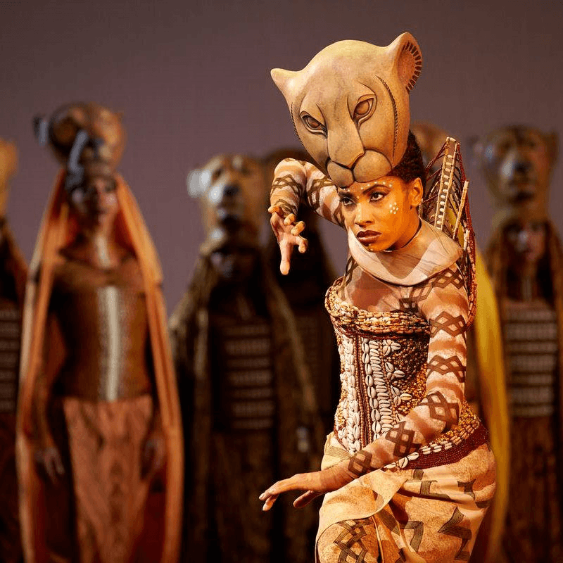 Theatre Tickets to The Lion King and Two Course Dining Experience with Cocktail at Marco Pierre White's London Steakhouse Co for Two