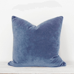 Image showing the Unari Velvet Cushion, 50 x 50cm, Fjord product.