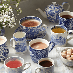 Image showing the Regal Peacock Mug, 284ml, Blue product.