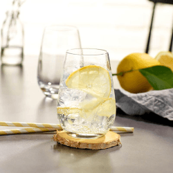 Image showing the Vivo Voice Set of 4 Highball Glasses, 290ml, Clear product.