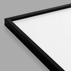 Image showing the Timber Poster Frame with Acrylic Glass, 50 x 70cm, Black product.