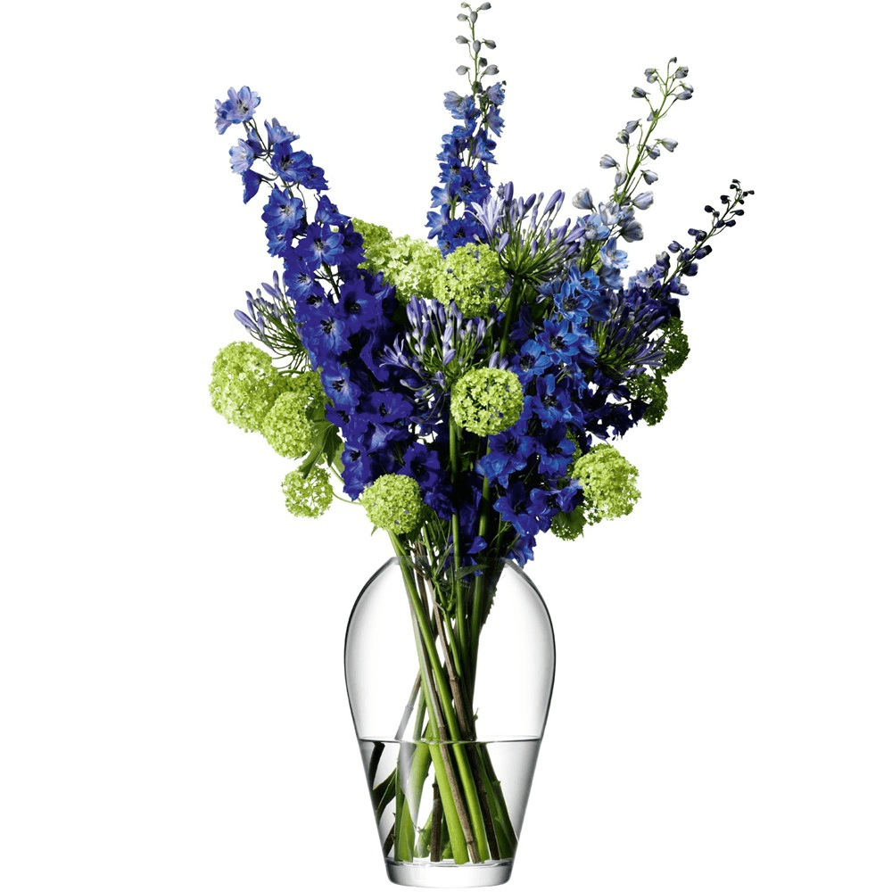 Flower Grand bouquet vase, 35cm, clear