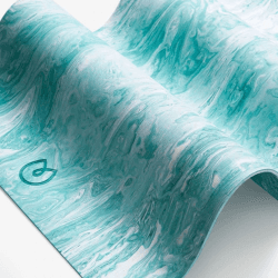 Image showing the Evolve Yoga Mat, Aqua product.