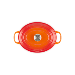 Image showing the Signature Cast Iron Oval Casserole, 31cm, Volcanic product.