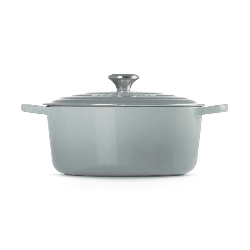 Cast Iron Round Casserole, 28cm, Sea Salt